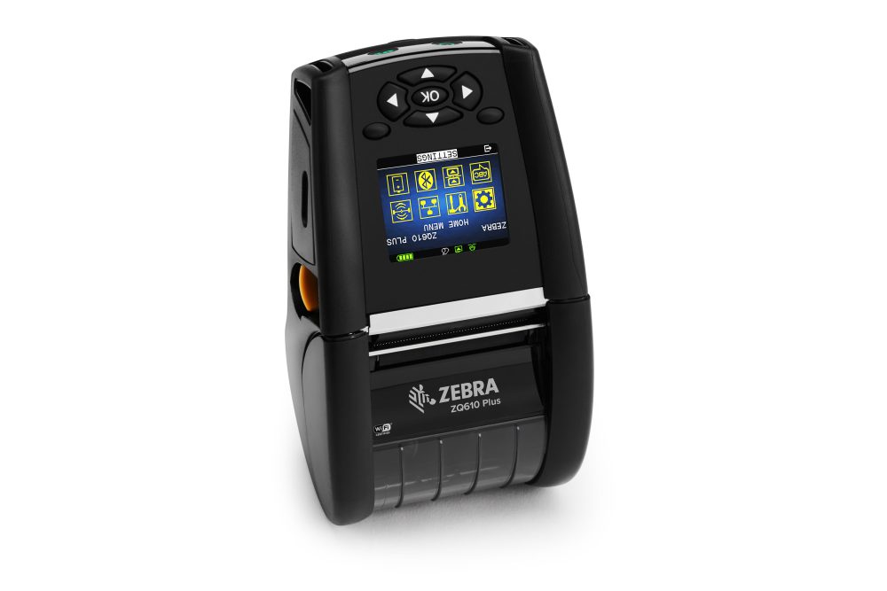 Мобильный принтер этикеток Zebra ZQ610 Plus, 203 dpi, USB, Bluetooth, Wi-Fi