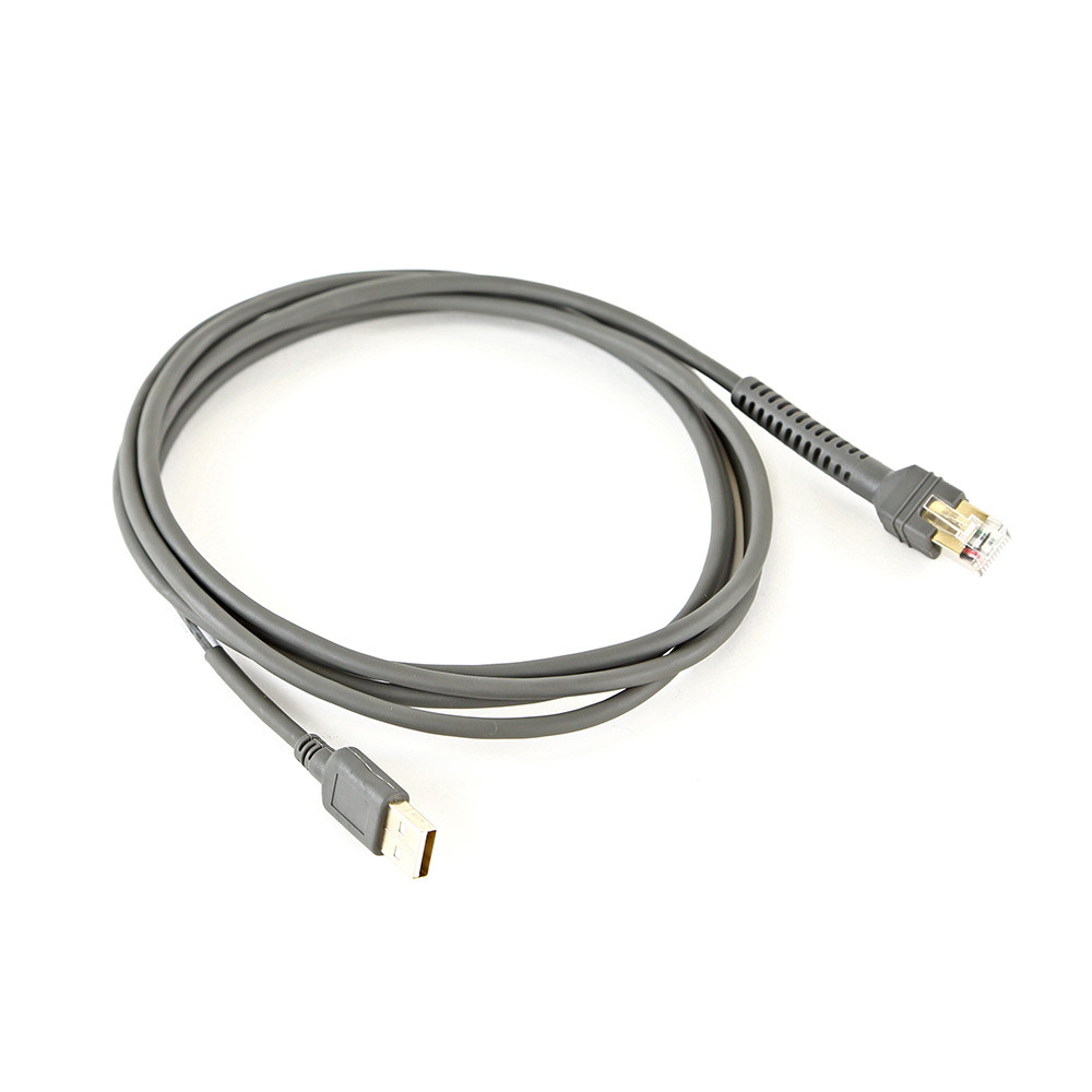 Кабель USB экранированный Zebra CBA-U21-S07ZBR, USB-A, 2,1 м, прямой