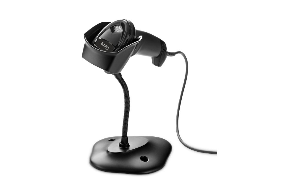 Подставка Zebra Gooseneck Intellistand для сканеров DS2208, DS4308, DS4608, DS8108, чёрная