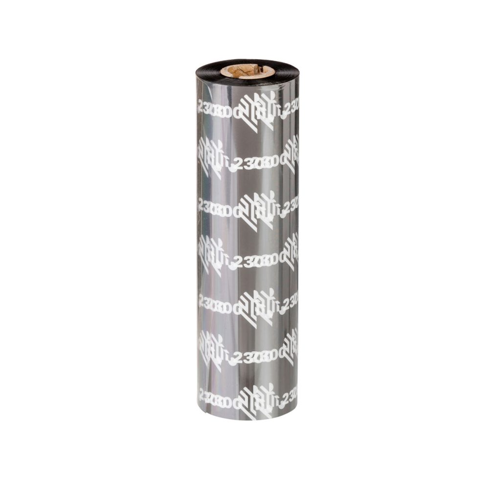 Риббон Zebra 2300 Wax 110 мм × 74 м, втулка 12,7 мм, намотка OUT